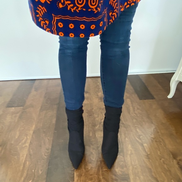 STUART WEITZMAN Stretch Booties Size 38.5 US 9 Black - Picture 14 of 16